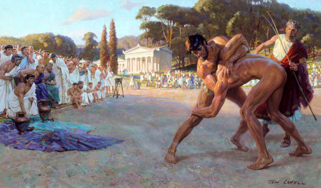 Nhiều người đồng tình rằng khỏa thân chơi thể thao giống người Hy Lạp cổ đại, người ta sẽ thi đấu hiệu quả hơn - Ảnh 1.
